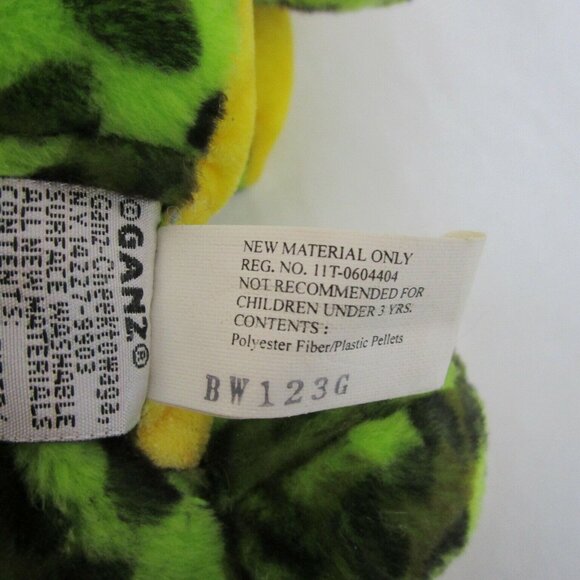 Ganz Webkinz Bullfrog Frog 9" Plush Toy NO CODE BW123G HM114 - Picture 7 of 8